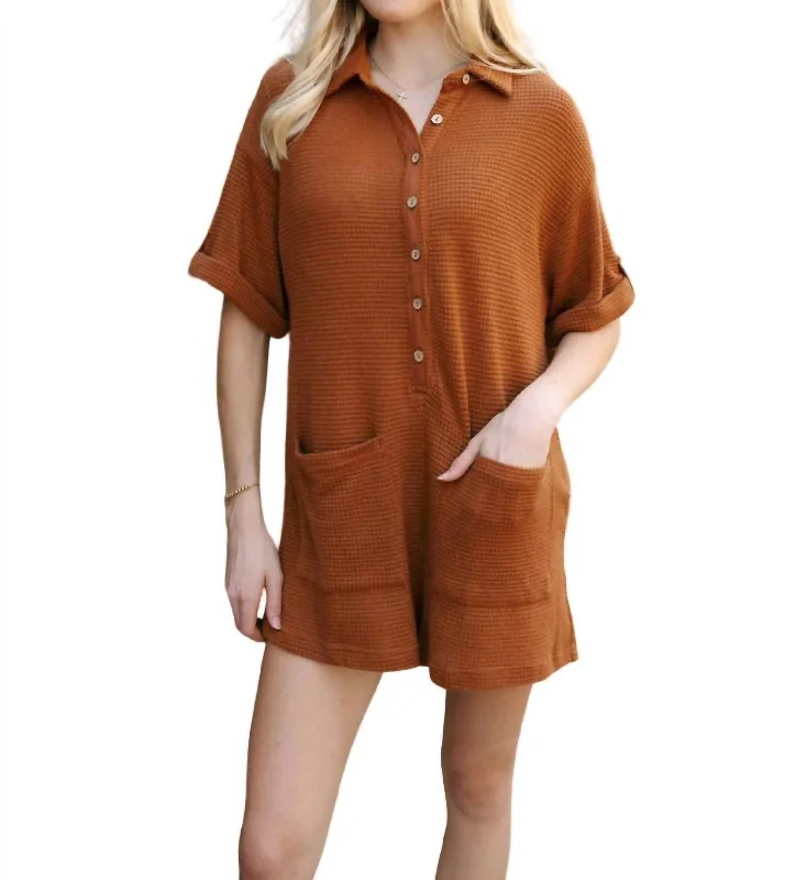 Waffle Romper