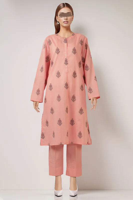 Cotton Jacquard Stitched 2 Piece (Shirt/Trouser)