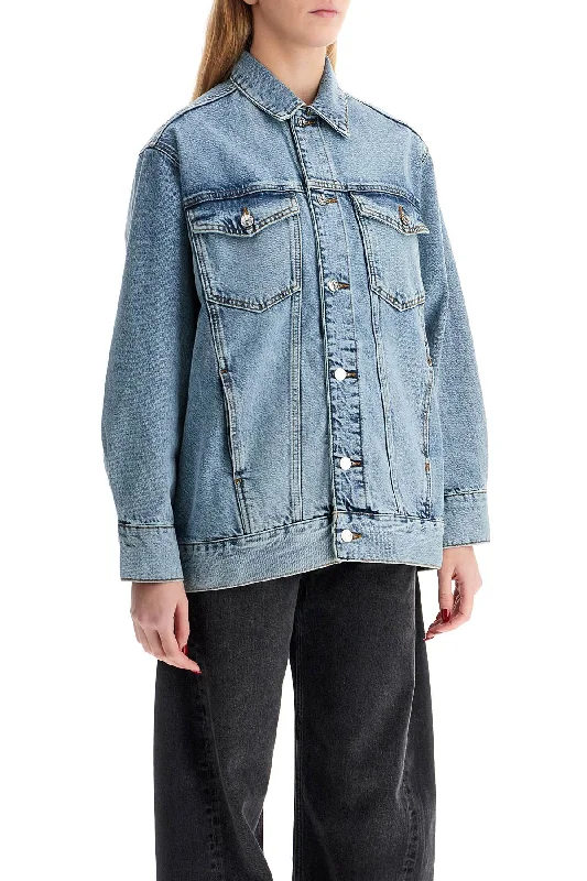 Frame Oversized Denim Jacket For