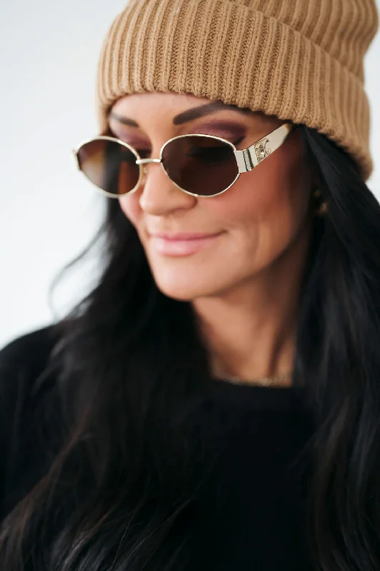 Modern Tinted Round Sunglasses