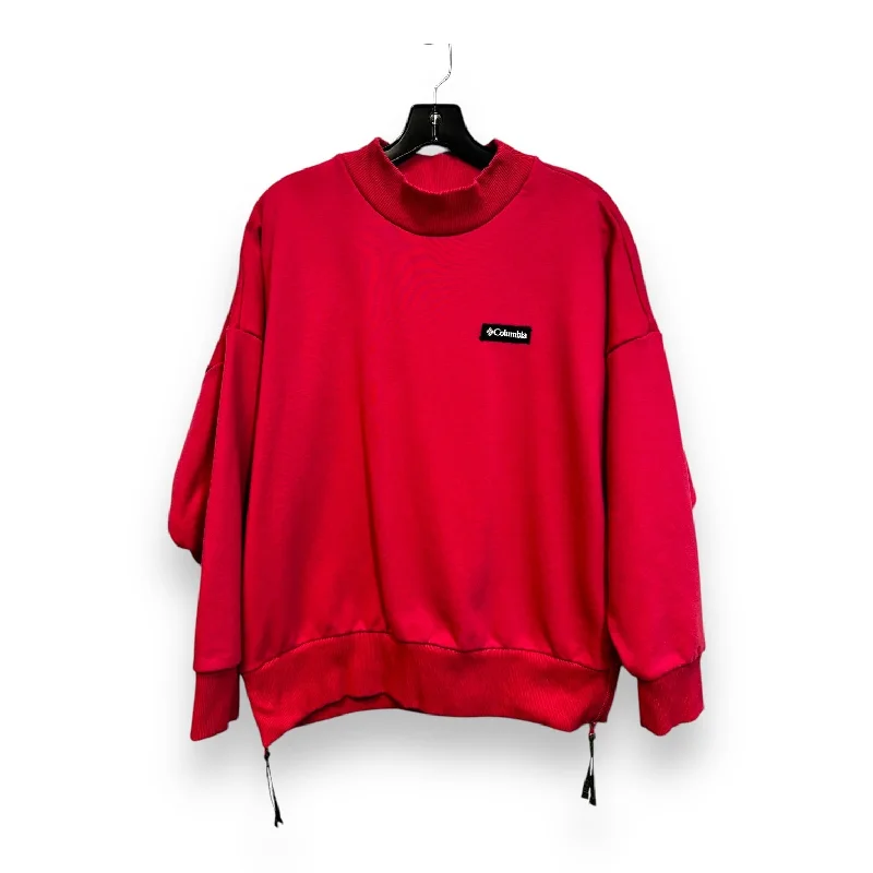 Sweatshirt Collar By Columbia In Coral, Size: L