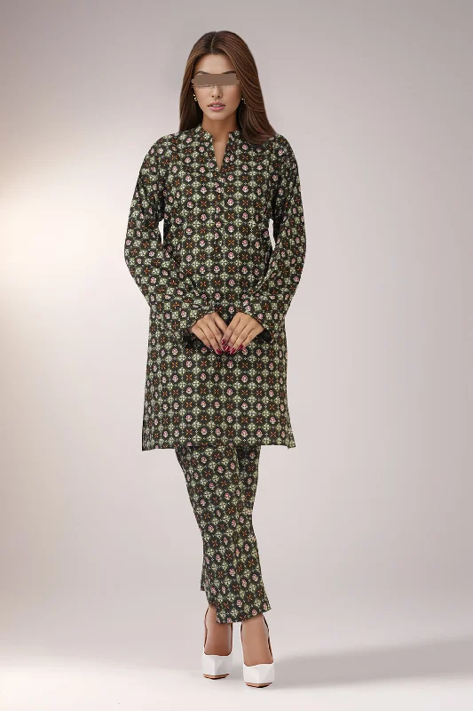 Printed Lawn Stitched 2 Piece (Shirt/Trouser)