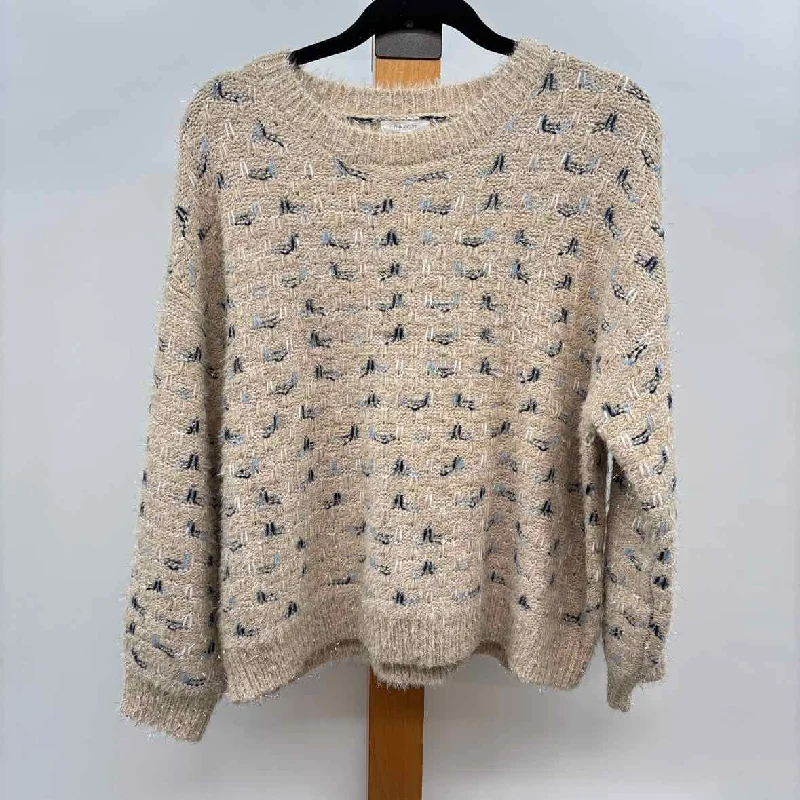 Maurices Women's Size L Tan Flecked Sweater