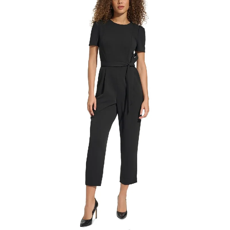 Womens Tapered Leg Pocket Jumpsuit