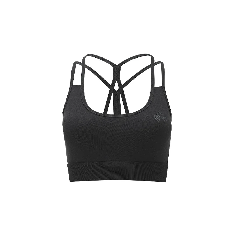 Rikke Sports Bra Ribbed Panel