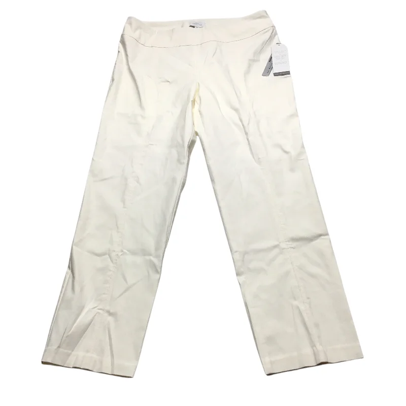 Pants Leggings By New Directions In White, Size: 16