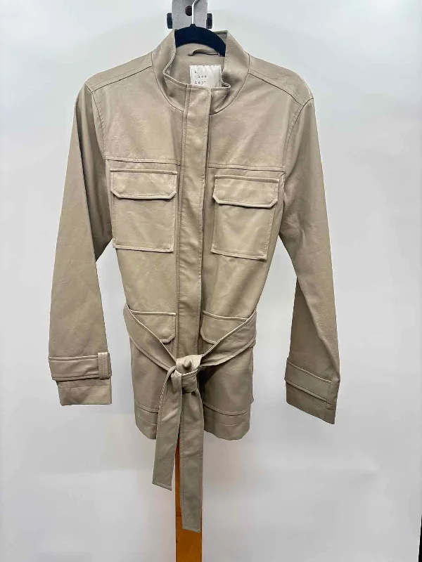 a new day Women's Size L Taupe Solid Jacket