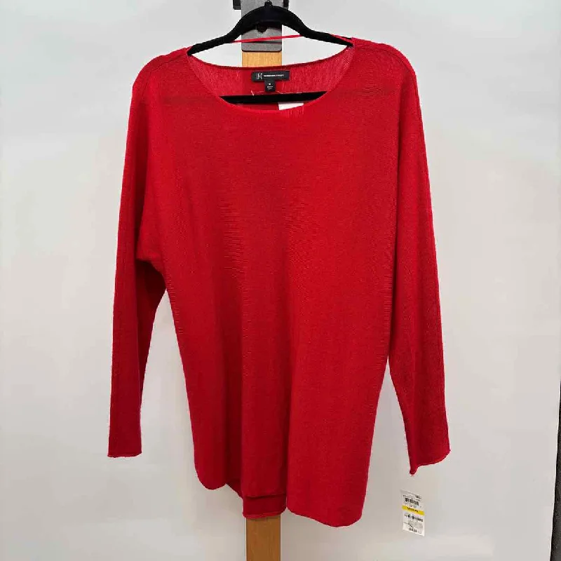 Inc Women's Size M Red Solid Tunic