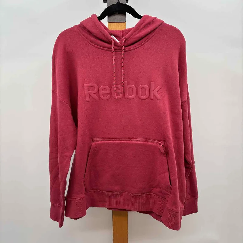 Reebok Women's Size XL Dusty Rose Logo Sweatshirt