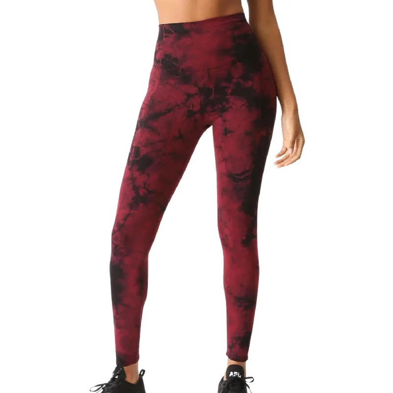 Lajolla Pocket Legging In Auburn/onyx