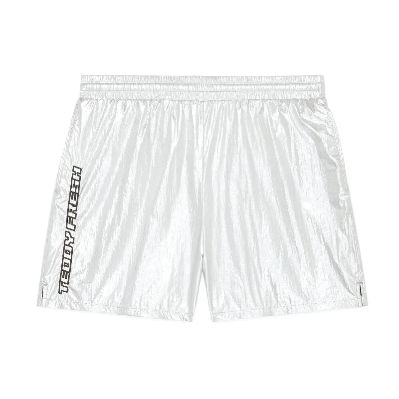 Silver Panel Shorts