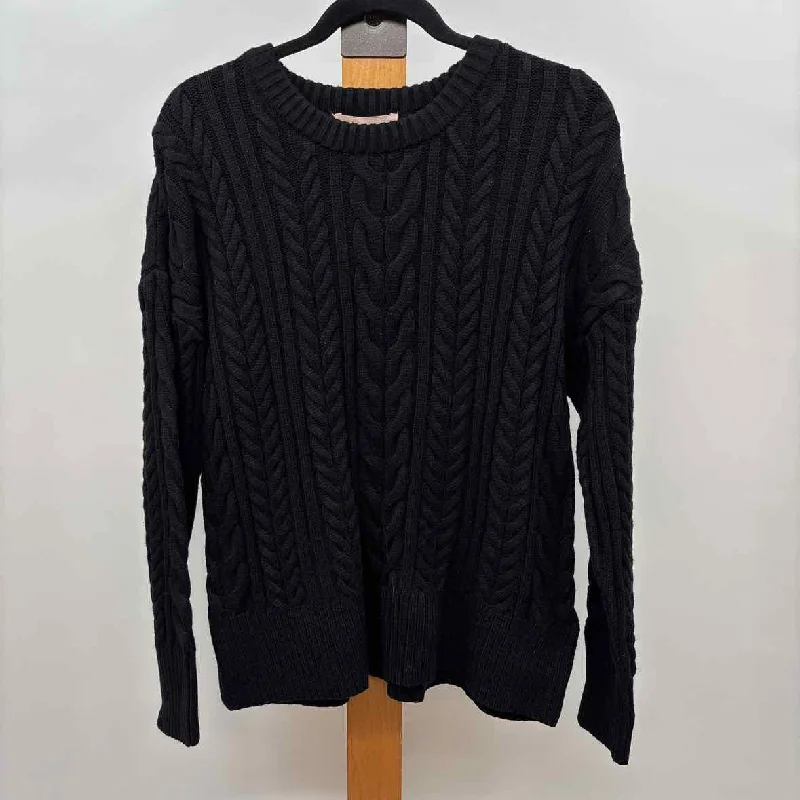 Philosophy Women's Size M Black Textured Sweater