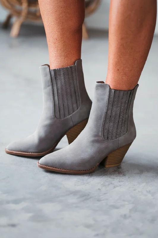 Rivers Faux Suede Ankle Bootie