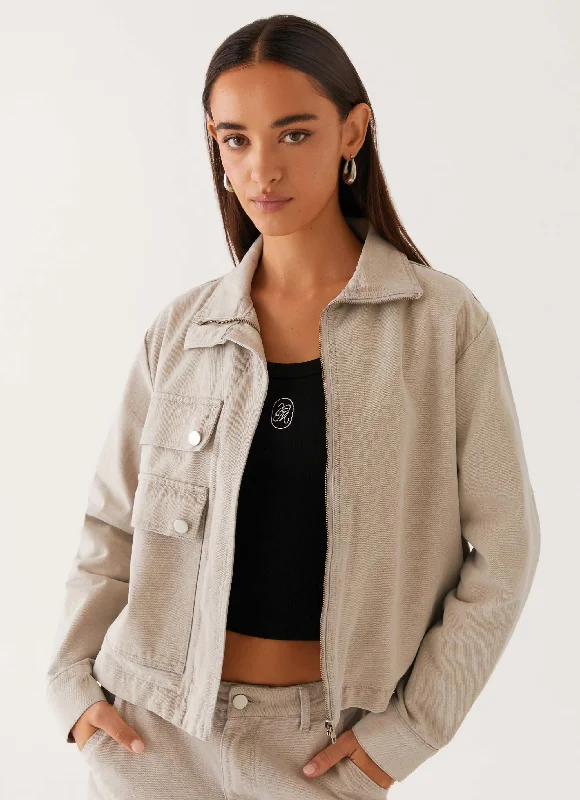 Milani Denim Jacket - Grey