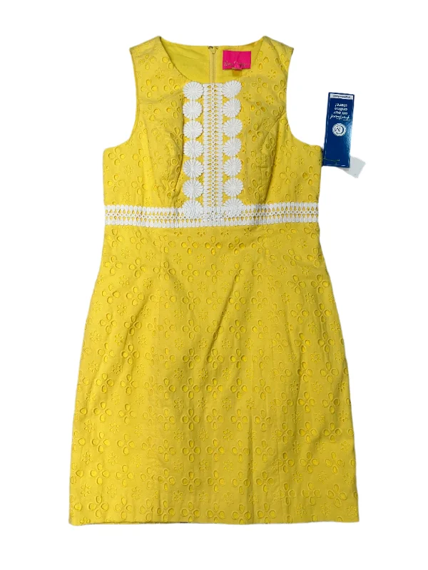 New! Dress Casual Short By Lilly Pulitzer In Yellow, Size: S