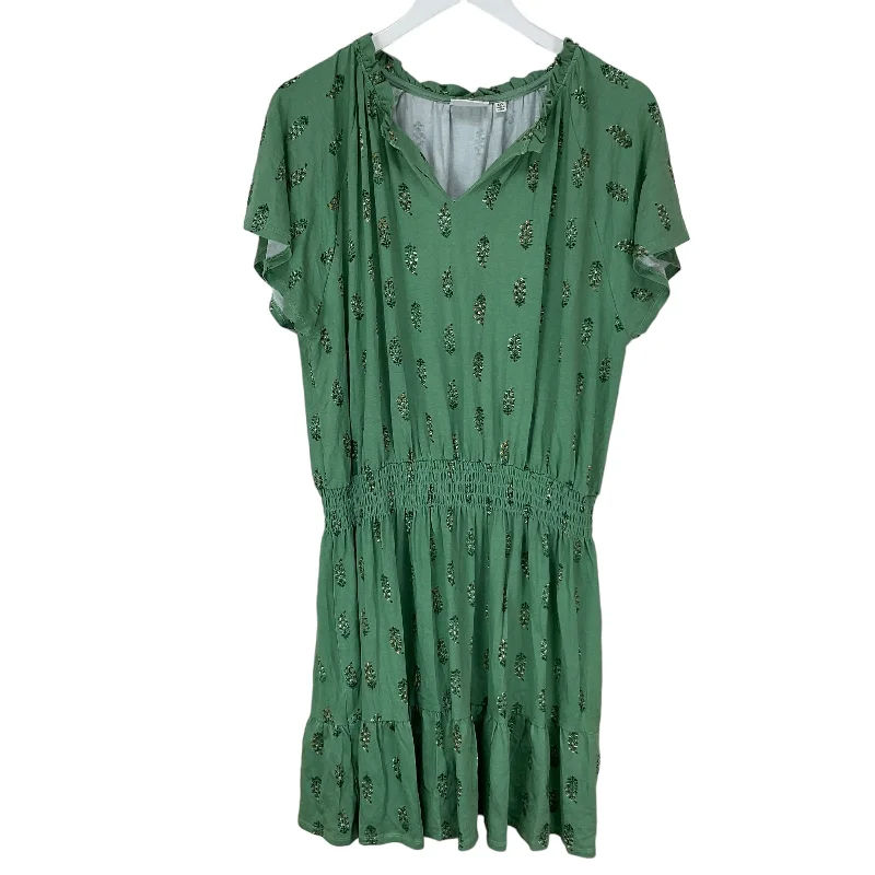 Dress Casual Short By Wonderly In Green, Size: Xxl