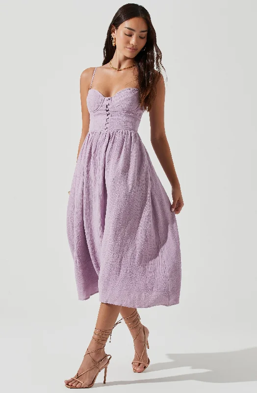 Ferreira Sweetheart Midi Dress