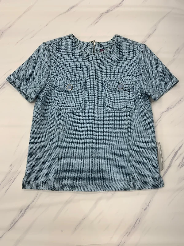 Blue Top Short Sleeve Cma, Size S