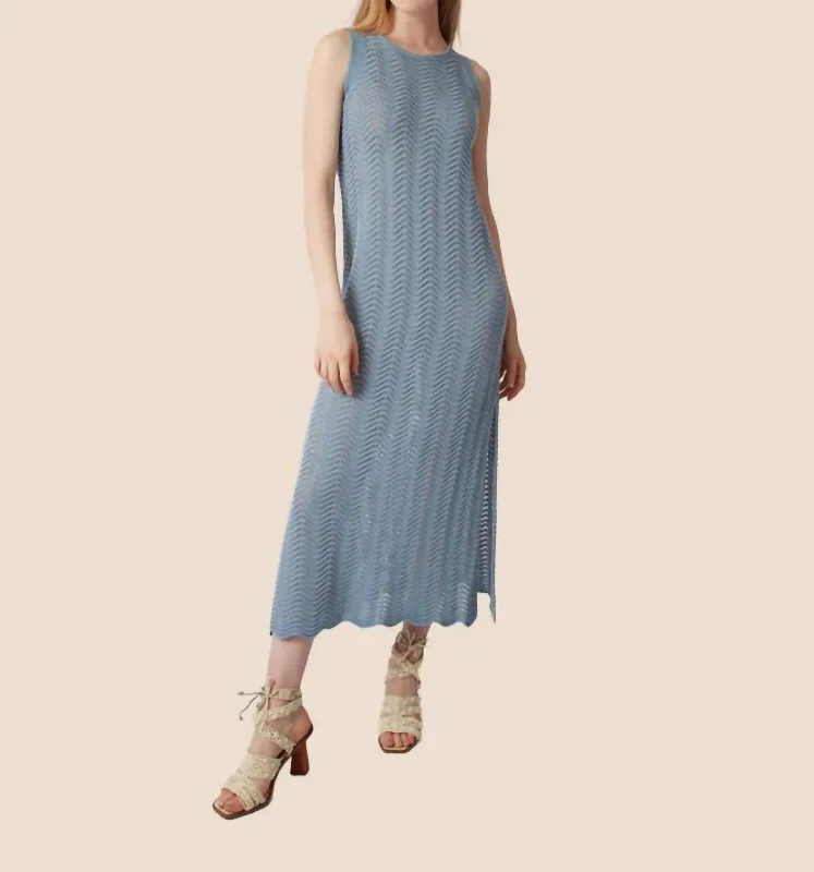 Sheshe Maxi Dress In Vista Blue