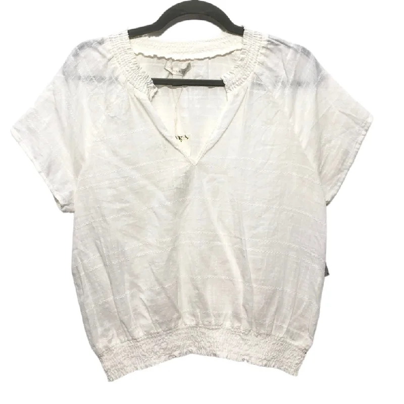 White Top Short Sleeve Chelsea And Violet, Size M