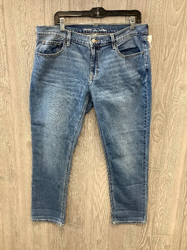 Jeans Boyfriend By Old Navy In Blue Denim, Size: 12petite