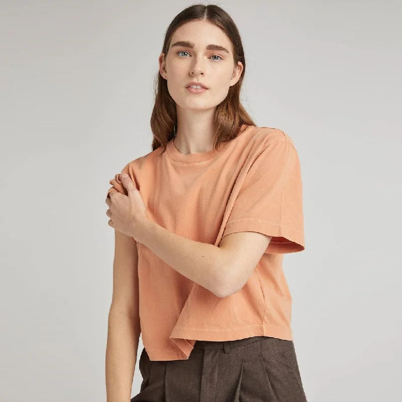 Relaxed Crop Tee (Clay)