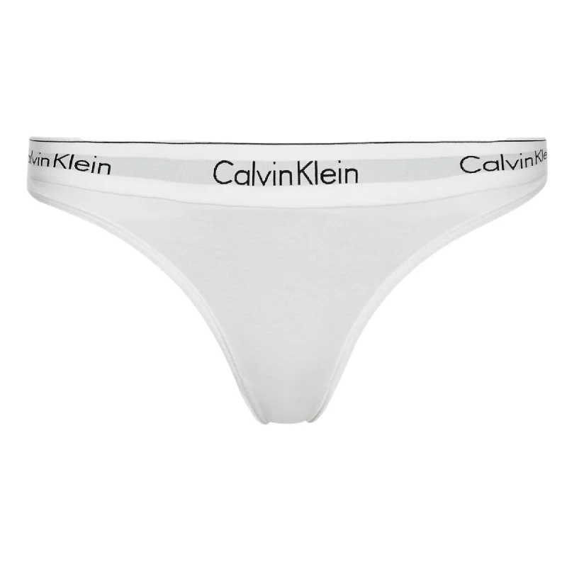 Calvin Klein Modern Cotton Thong - White