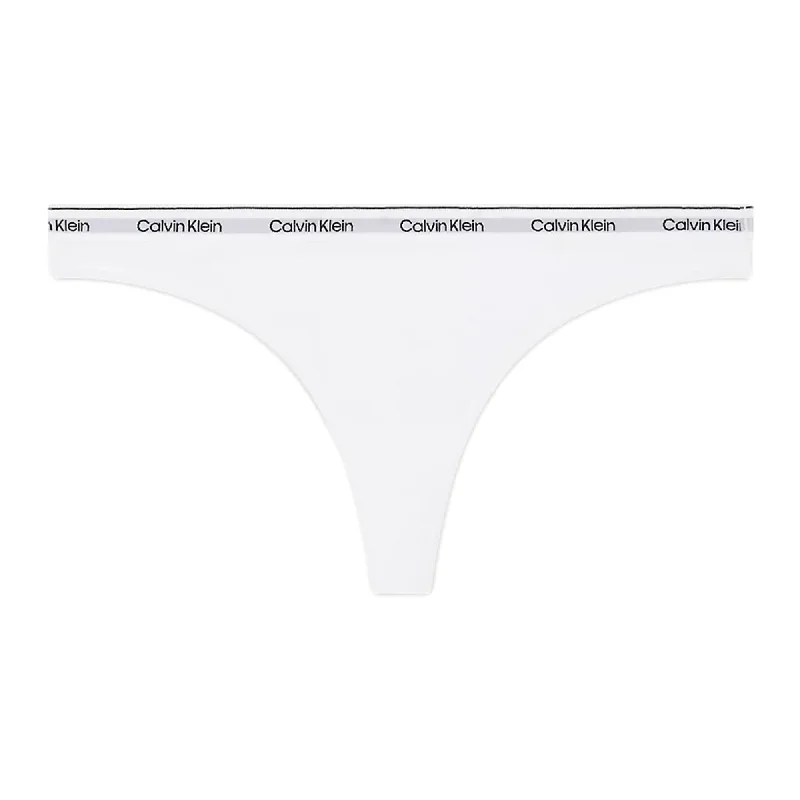 Calvin Klein Modern Logo Thong - White