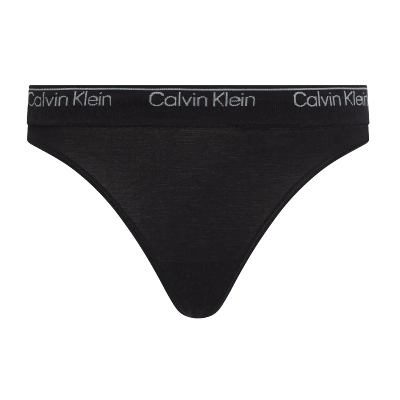 Calvin Klein Modern Seamless Thong - Black