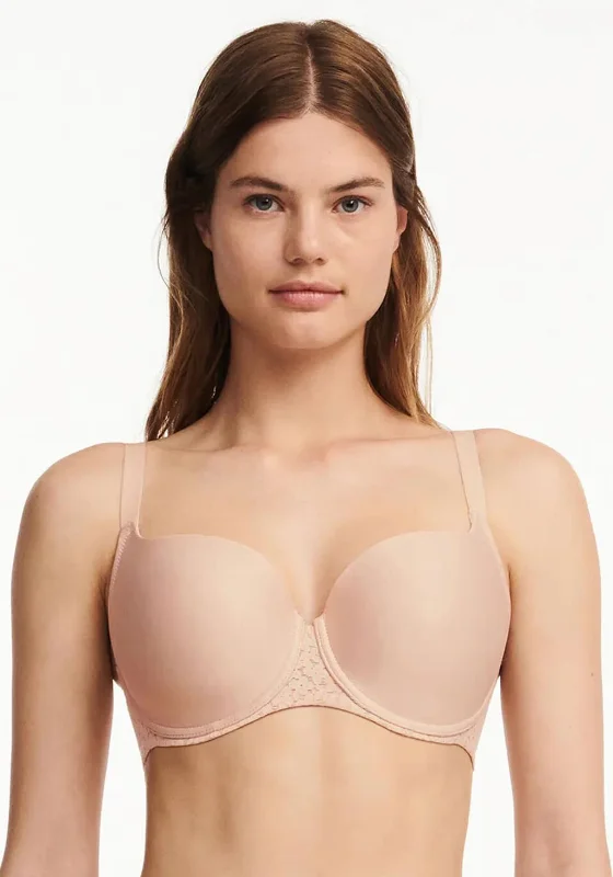 Chantelle Norah Smooth Sweetheart T-Shirt Bra, Nude Blush