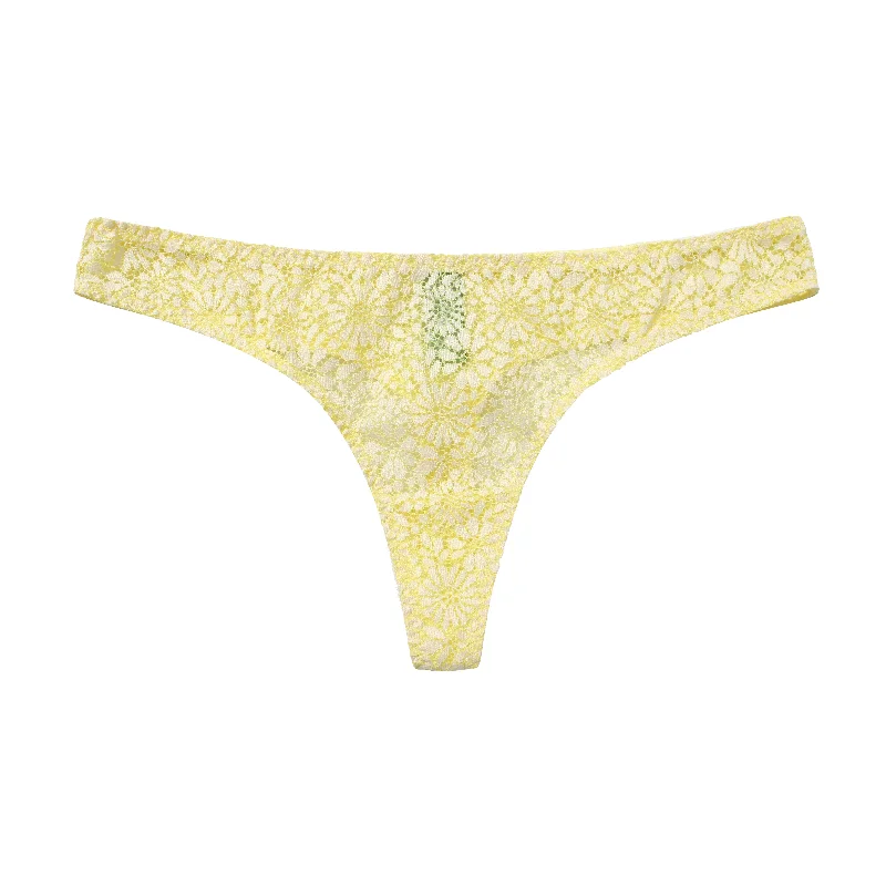 Matilda Daisy Stretch Lace Thong