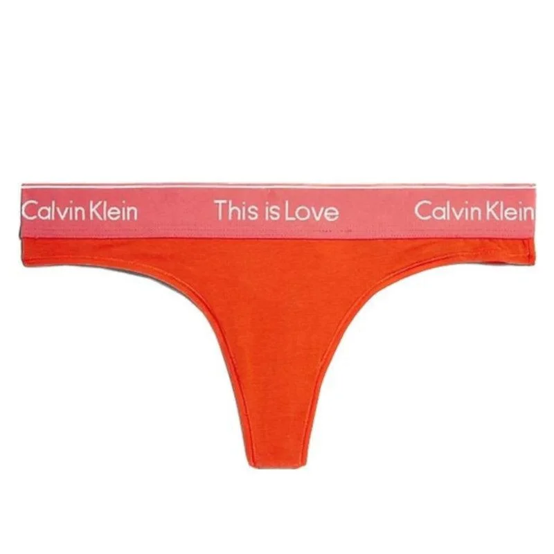 Calvin Klein Love Thong - Cherry Tomato