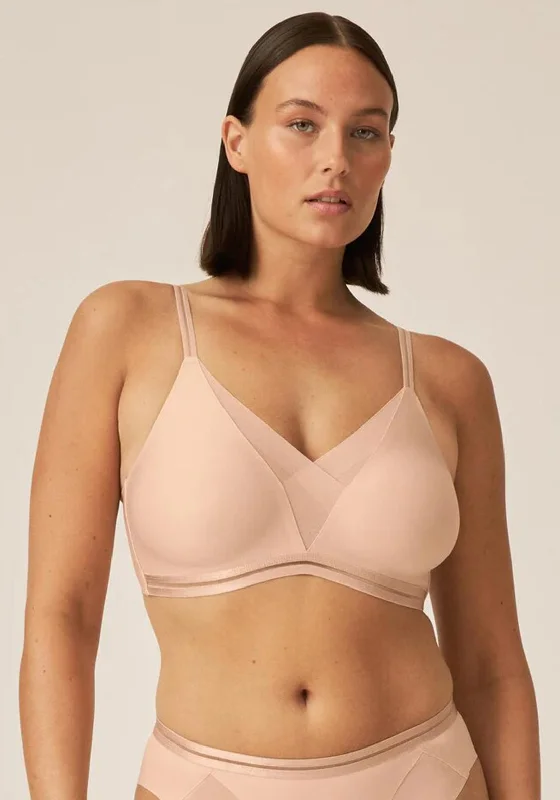 Naturana Soft Feel Good Non Wire Bra, Light Beige