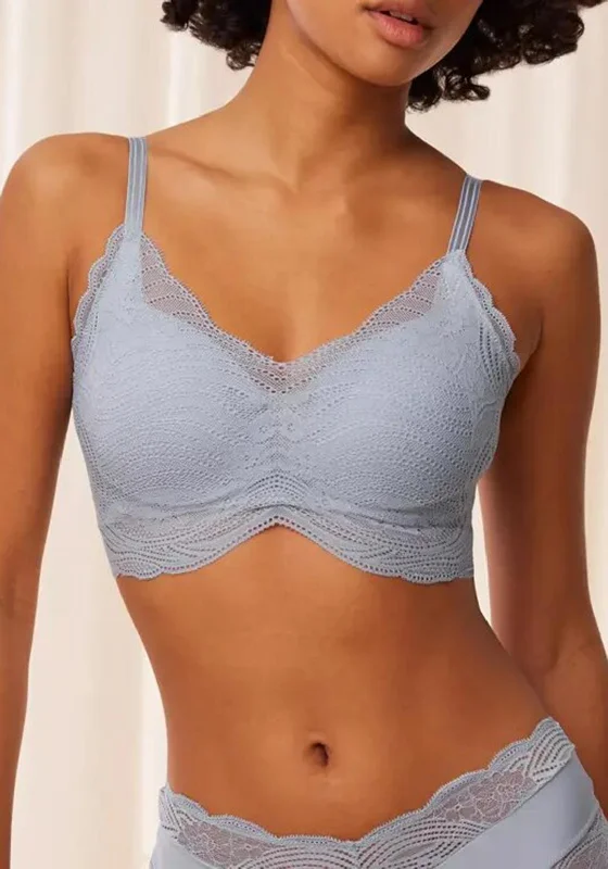 Triumph Lift Smart P Non Wired Bra, Blue