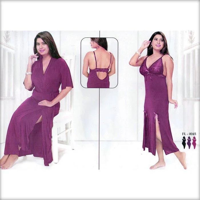 Hot Pink - FL-0045 - Flourish Nightwear