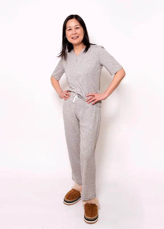 Georgie Cropped Pants & Karin V PJ Set