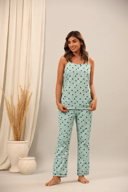 Twinkling Stars Spaghetti Top with Pajamas